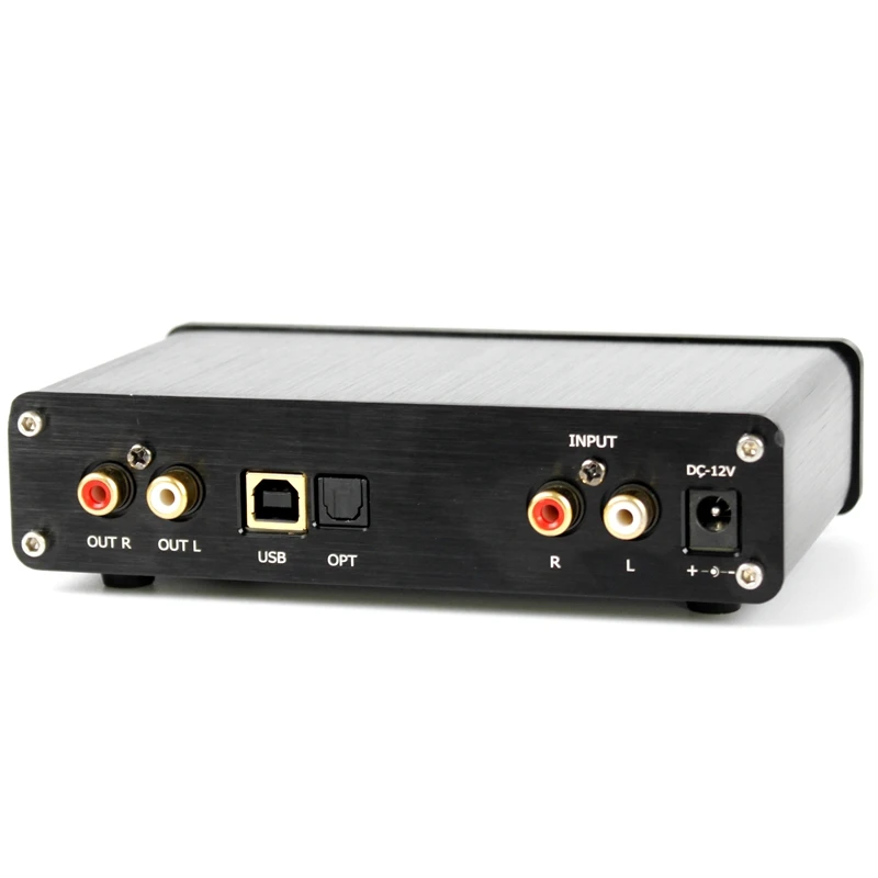 الانتهاء من الألياف USB مكبر للصوت فك PCM5100 + MS8416 رقاقة مع محول DC12V