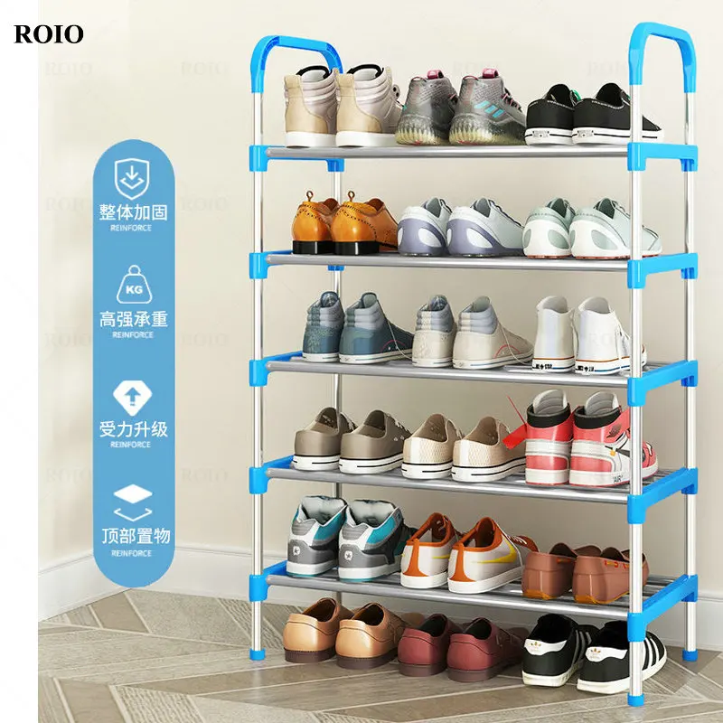 NEW Simple Shoe Rack Handrial Sturdy Removable Hallway Shoe Rack Space-saving Organizer Stand Holder Home Furniture Shoe Cabinet