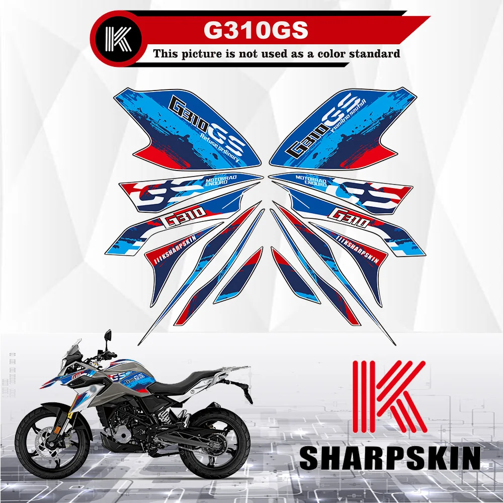 

KSHARPSKIN motorcycle sticker protection fairing reflective decal decorative film for BMW G310GS g310 gs