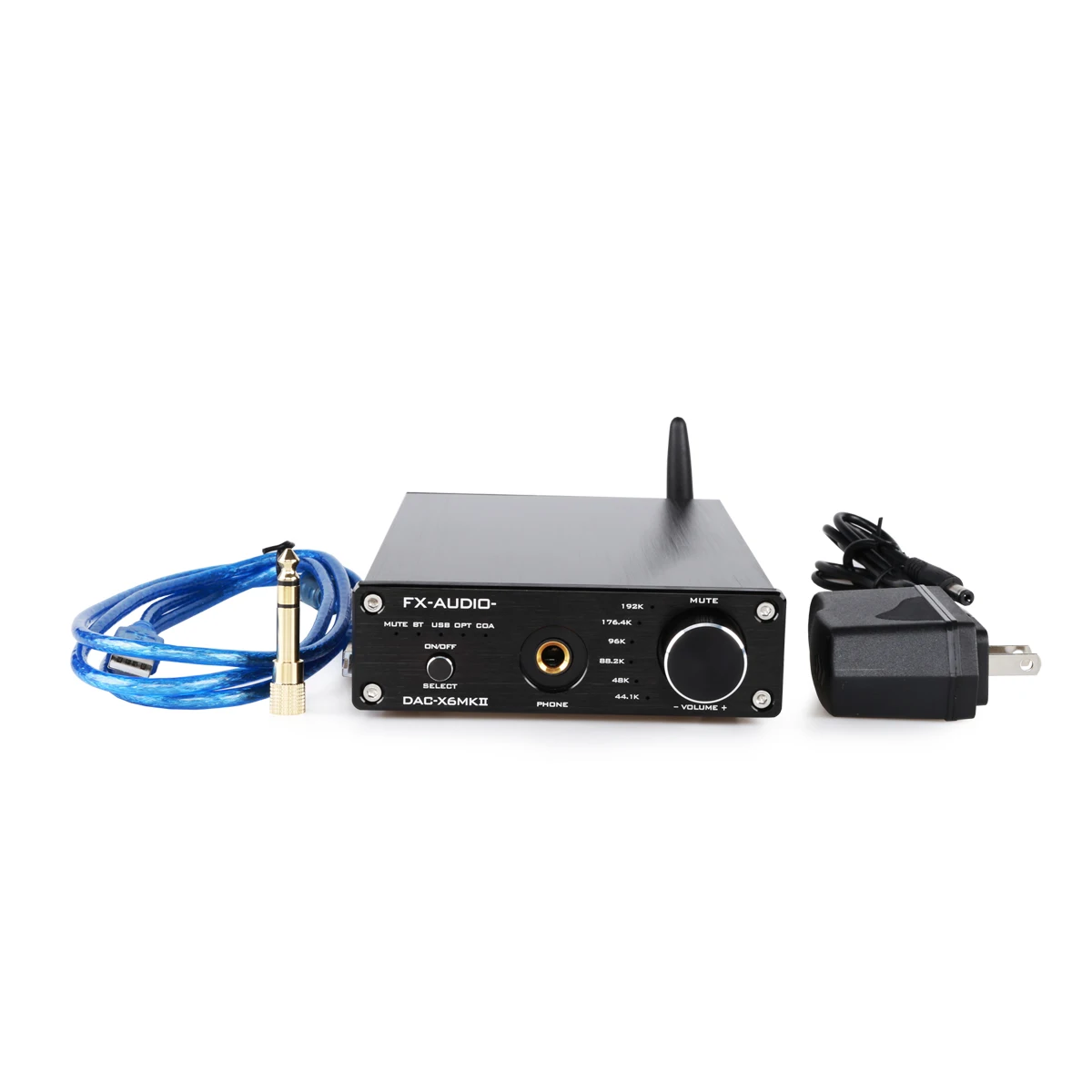 FX-AUDIO DAC-X6MKII HI-FI Bluetooth audio DAC/AMP amplifier ESS9018 chip supports USB/coaxial/optical input AC110/220V