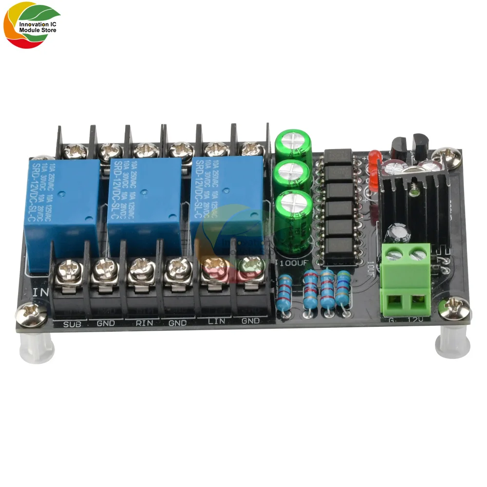 2.1-channel Class D Digital Power Amplifier Horn Protection Board Relay Horn Protection Module Power-on Delay DC Protection