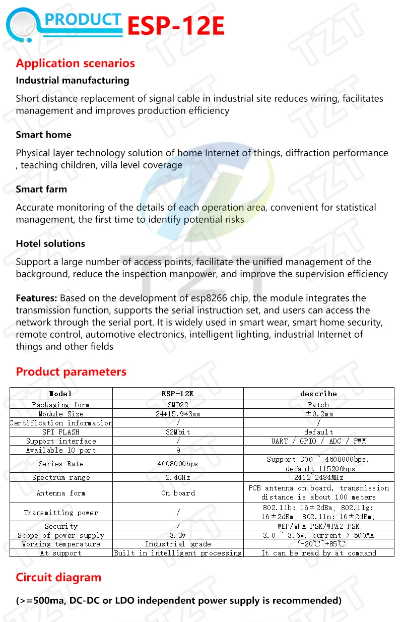 Tzt drahtloses Modul nodemcu v3 ch340 lua wifi Internet der Dinge Entwicklungs platine esp8266 mit Leiterplatte antenne und USB-Anschluss – Detail 29