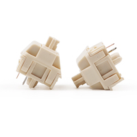 Kailh Cream Switch 5Pin SMD Linear 55g Novelkeys Switches DIY Customized MX Stem For Mechanical Keyboard