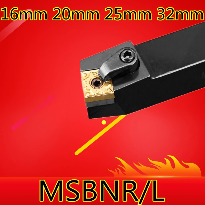 1PCS MSBNR1616H12 MSBNR2020K12 MSBNR2525M12 MSBNR3232P12 MSBNL2020K12 MSBNL CNC Lathe Cutting Tools External Turning Tool Holder