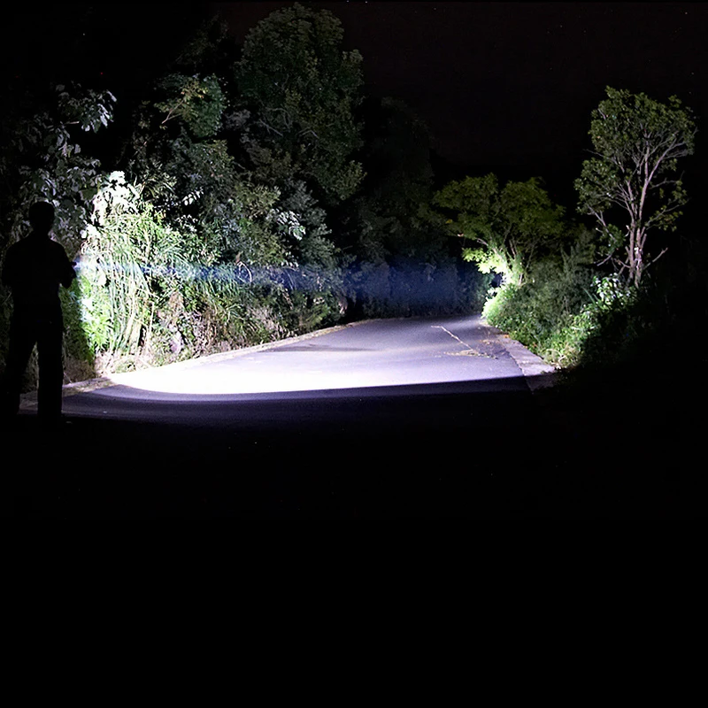 T6เบสบอลค้างคาวไฟฉาย LED กันน้ำ Super Bright Baton อลูมิเนียมอัลลอยด์ไฟฉายฉุกเฉินและ Self Defense