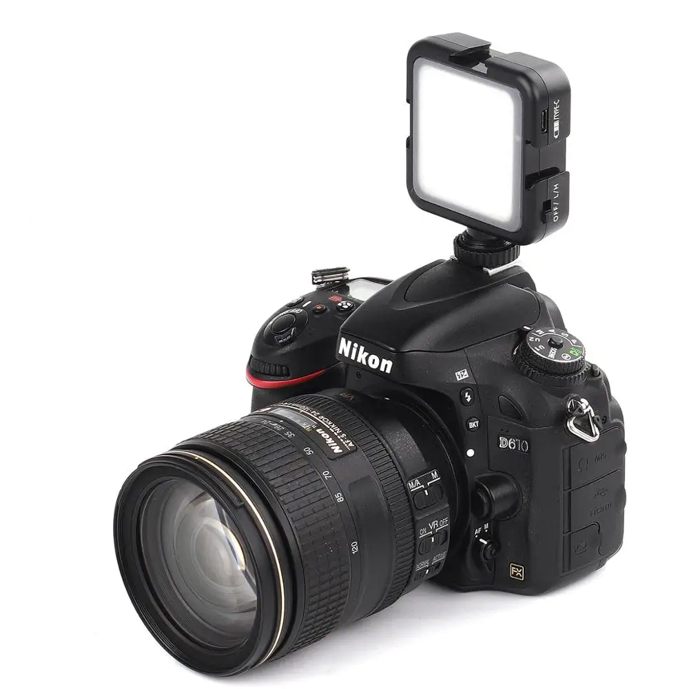 42 мини-Блокировка камеры светодиодный светильник для видеокамеры с регулируемой яркостью панель лампы w/башмак адаптер для DSLR