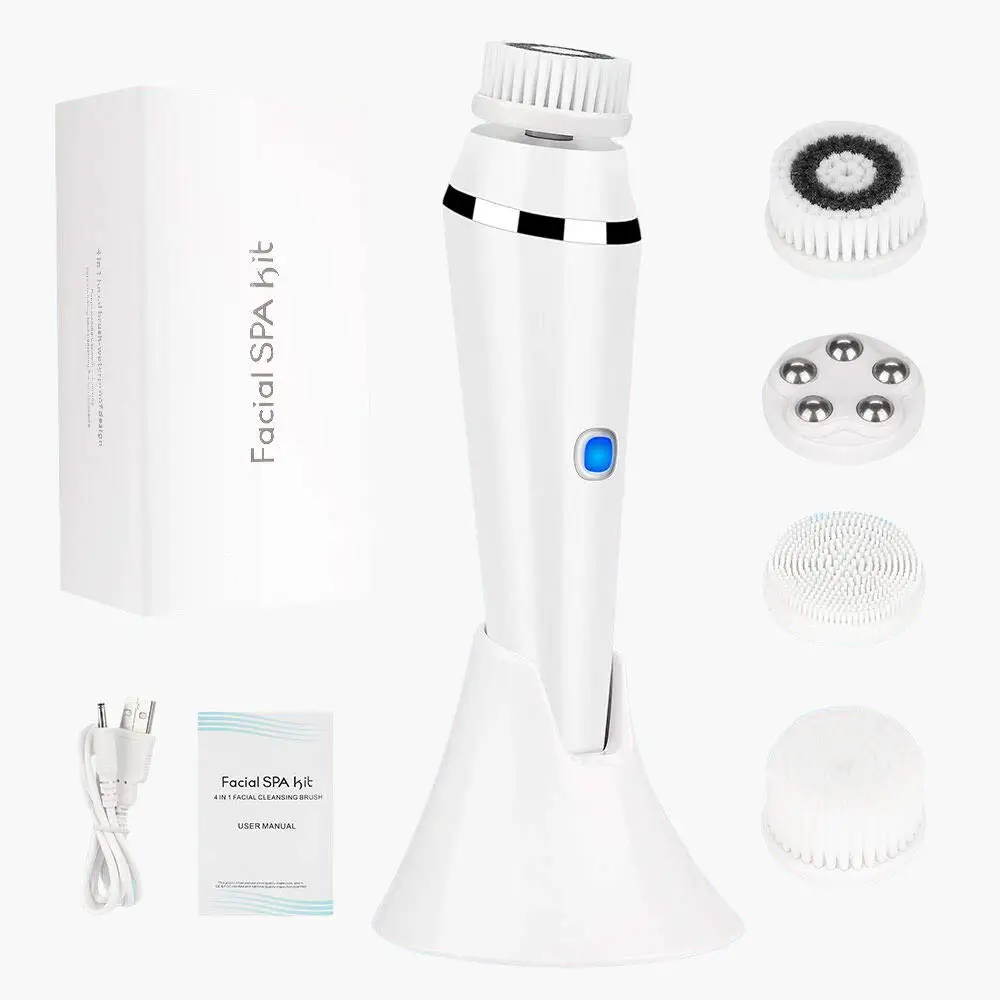 Sonic Facial Cleansing Brush Exfoliator Waterproof Face Scrubber Skin Care Tools Facial Massger For Dropshipping