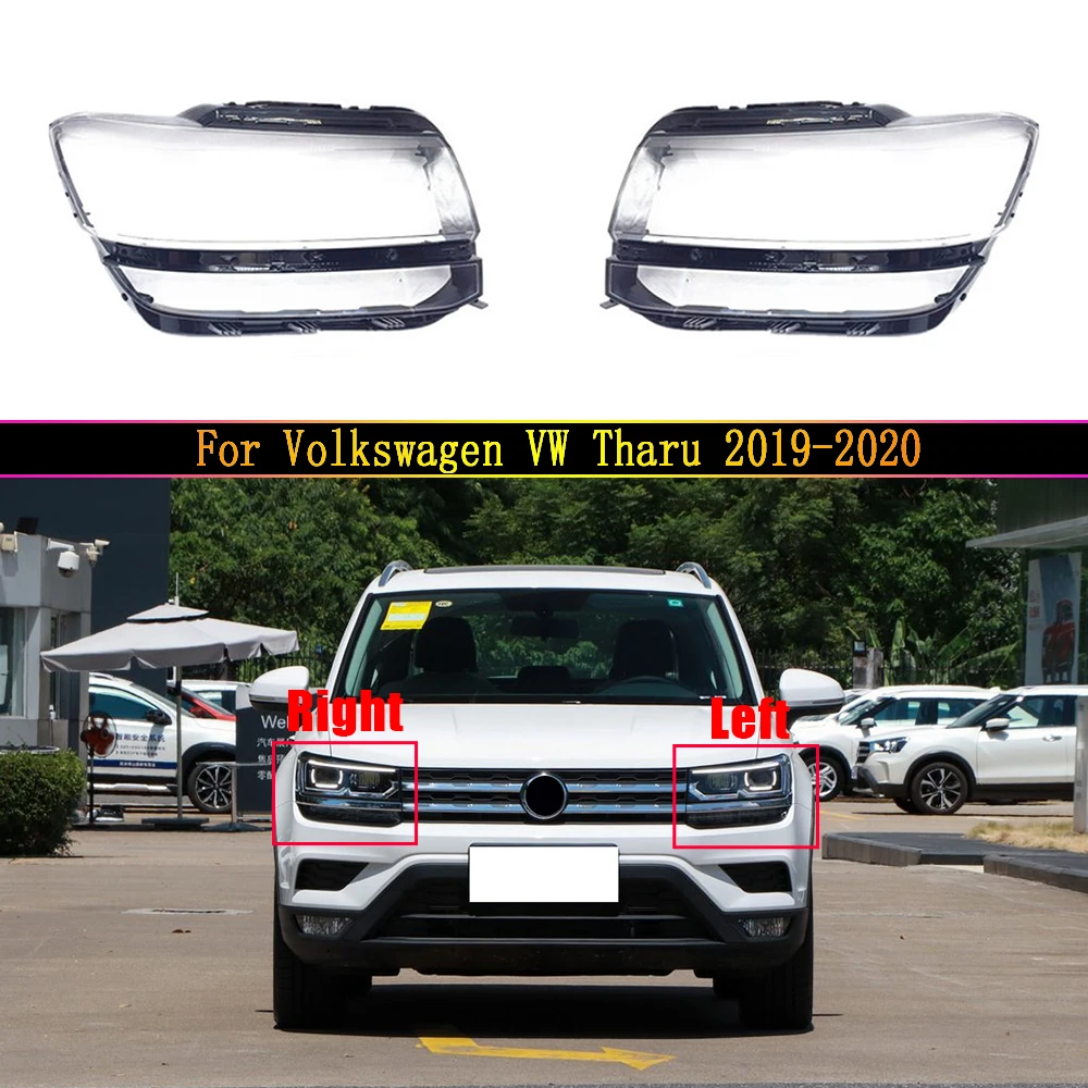 

Car Bright Head Light Shade Shell Caps Front Headlamp Lamp Cover Lampshade For Volkswagen VW Tharu 2019 2020