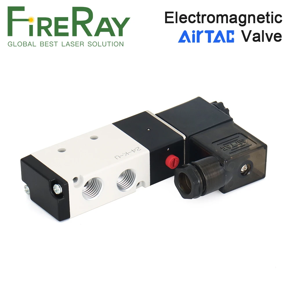FireRay AirTac هوائي صمام الملف اللولبي الكهربائي 5Way 2 موقف التحكم الهواء الغاز المغناطيسي صمام 4V210-08 12 فولت-220 فولت لفائف فولت