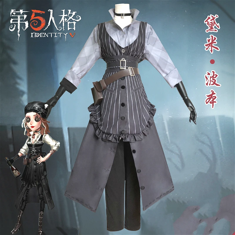 

Hot Game Identity V Cosplay Costume Demi Bourbon/barmaid Survivors New Skin Cosplay Costume Halloween Xmas Bartender clothes