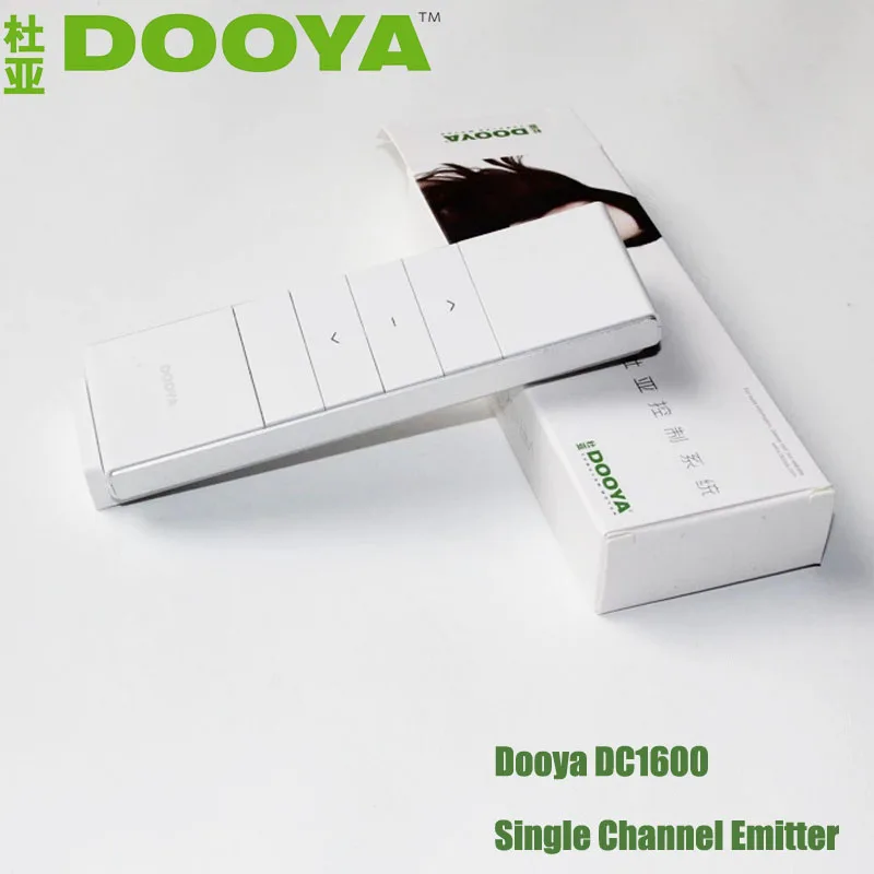 Brand New Dooya DC1600 Single Channel Emitter Smart 433MHZ Dooya Remote Control for Dooya Motor Roller Blinds Zebra Blinds