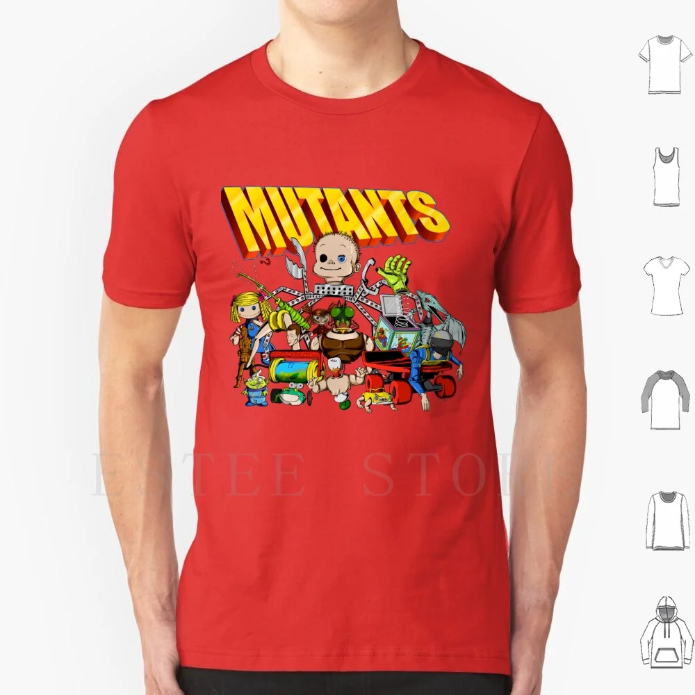 Mutants T Shirt Print Cotton Mutants Mutant Toys Sids Toys Sid Buzz Babyface Rollerbob Legs Toys 90s Movie Kids
