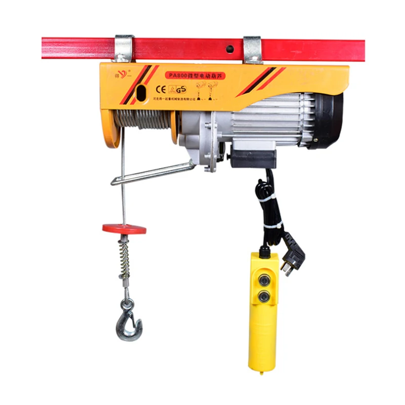 

100/200kg Electric Hoist Lifting Cable Hoist Lifting Wire Hanging Crane Electric Workshop Power Gantry Hoist Winch Lifting