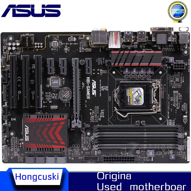

Used For ASUS H81-GAMER original motherboard Socket LGA 1150 DDR3 H81 SATA3 USB3.0 Desktop Motherboard