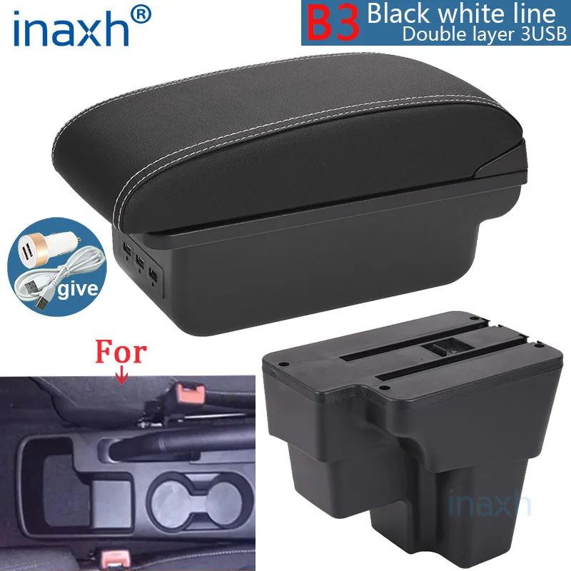 Voor KIA RIO Armsteun Doos Voor KIA STONIC KIA Rio lx Cerato Auto Armsteun Retrofit deel Opbergdoos Auto accessorie Zuid-amerika