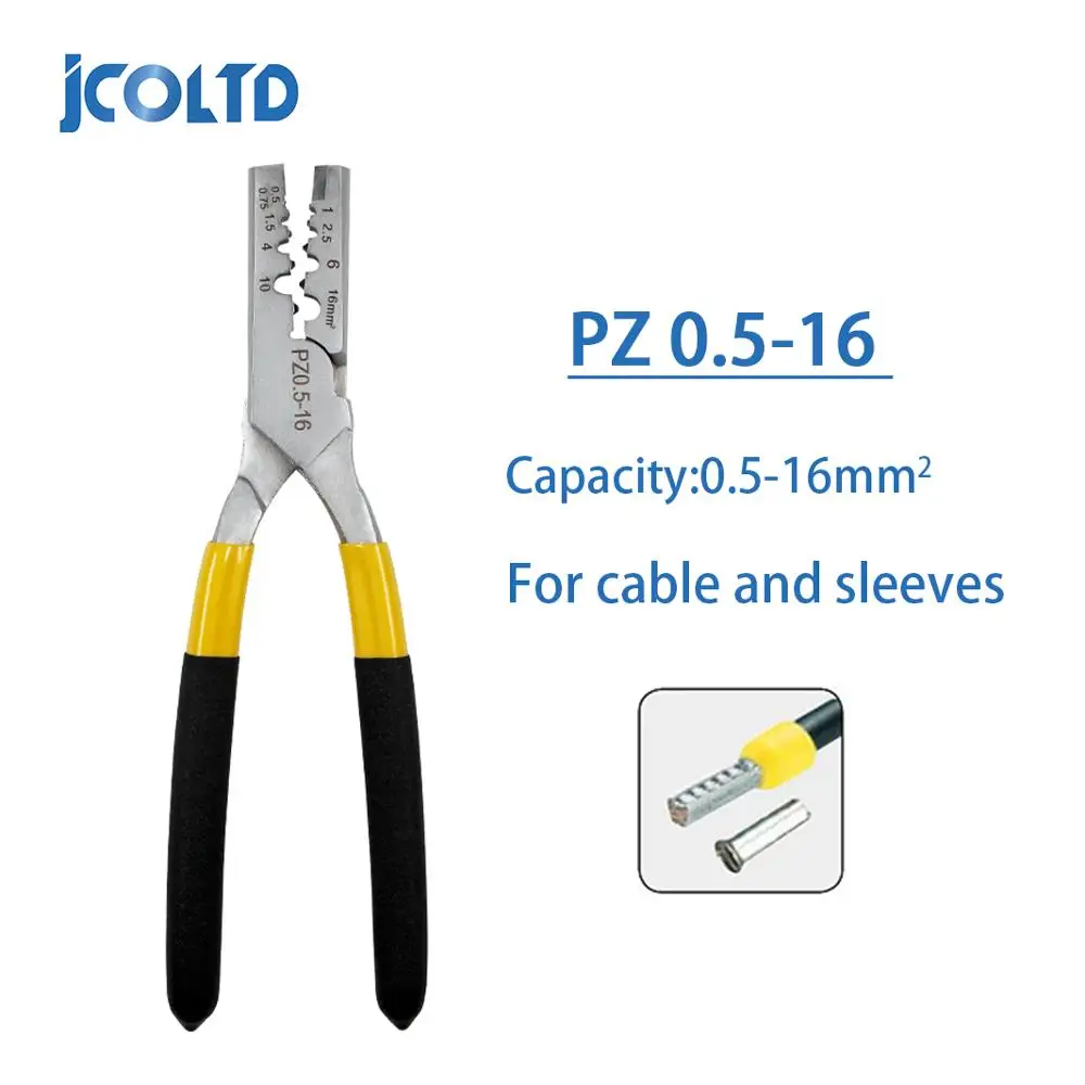 Crimping Tube Terminal Pliers 0.25-35mm Mini Crimper Pliers electrical Terminal Crimping Tools