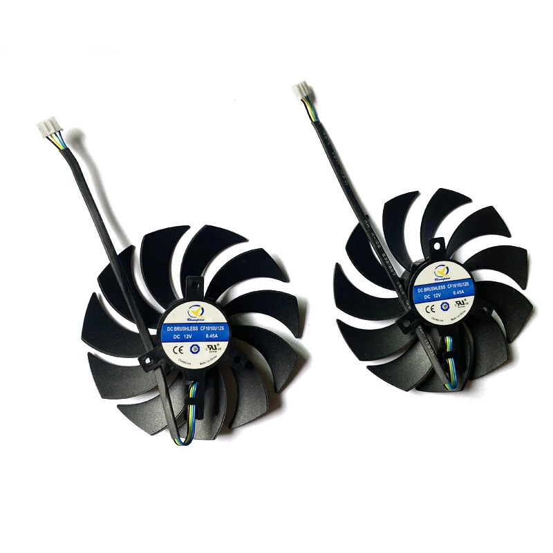 Original 100mm CF1010U12S GAA8S2U 4PIN RTX 3070 GOU FAN For  ZOTAC GAMING GeForce RTX 3070 AMP HOLO Dual Graphic Video Card Fans