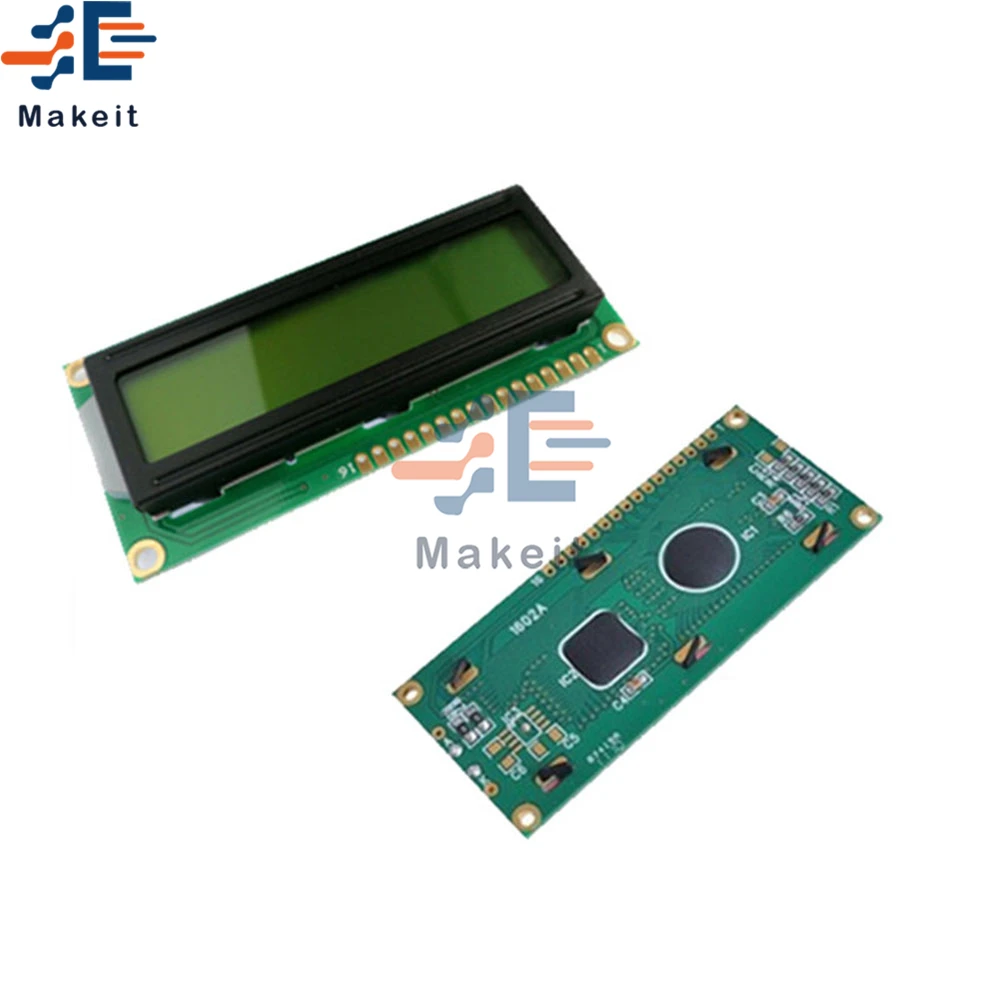 LCD1602 1602 Lcd HD44780 Screen Karakter Tft Lcd-scherm Geel Blacklight 16X2 Lcd Module Dc 5V Voor Arduino Display