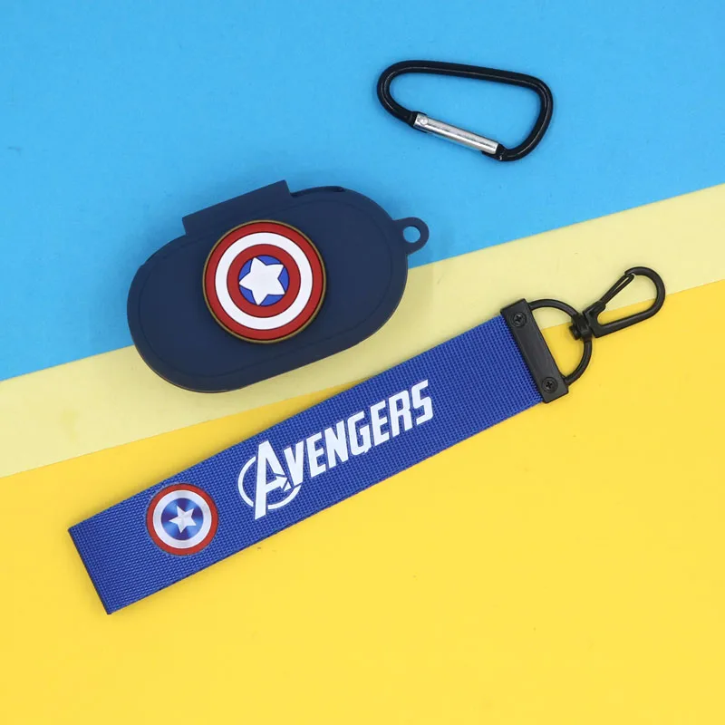 Disney Oortelefoon Hoesje Voor Samsung Galaxy Buds/Buds + Siliconen Draadloze Bluetooth Oortelefoon Hoes Shell Oplader Box Met Lanyard