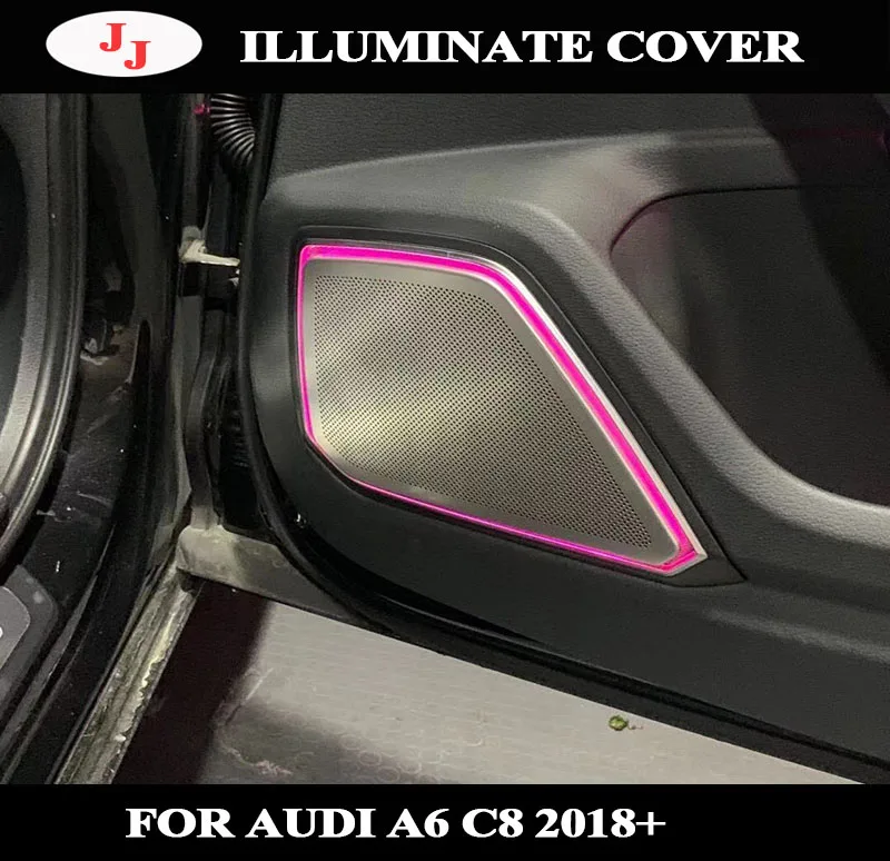 

Fit for audi a6 c8 2018 2019 2020 Led Door Panel Illuminate Cover Speaker Ambient Light Atmosphere Light