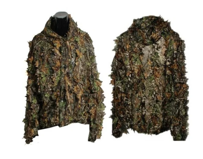 3D Leafผู้ใหญ่GhillieสูทWoodland Camo/Camouflageการล่าสัตว์กวางStalkingใน