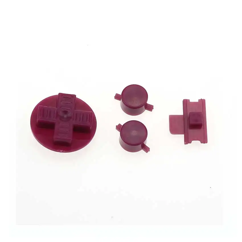 JCD 1Set Plastic Colorful Buttons Set Replacement For Gameboy GB GBO DMG Power ON OFF Button A B D Pads Buttons