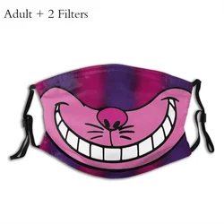 Cheshire Cat Alice's Adventure in Wonderland Facial Mask Red Tabby Exotic Shorthair Cat Masks Fation Mouth Mask With Filters