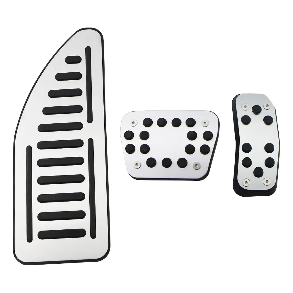 Lilmanta Car Pedals for Ford Fiesta MK7 2009 - 2017 Ecosport 2012 - 2017 Stainless Steel Auto Gas Brake Pedal Cover Accessories