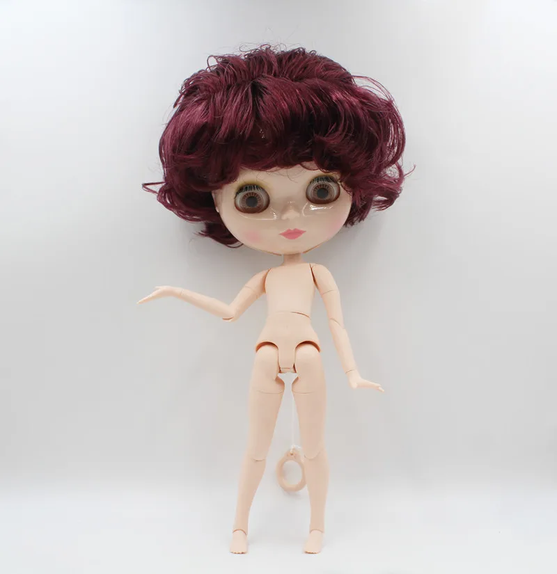 Free Shipping colorful RBL-914B DIY Blyth doll fashion hair 4 big eyes man body 1/6 BJD special price boy toy girl birthday gift