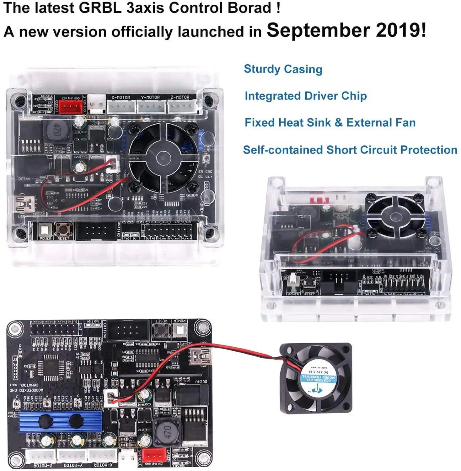 GRBL1.1 USB Port CNC Laser Machine 3-Axis Control Board, CNC Control Board Integrated Driver Board ,upgrade CNC controller  GRBL