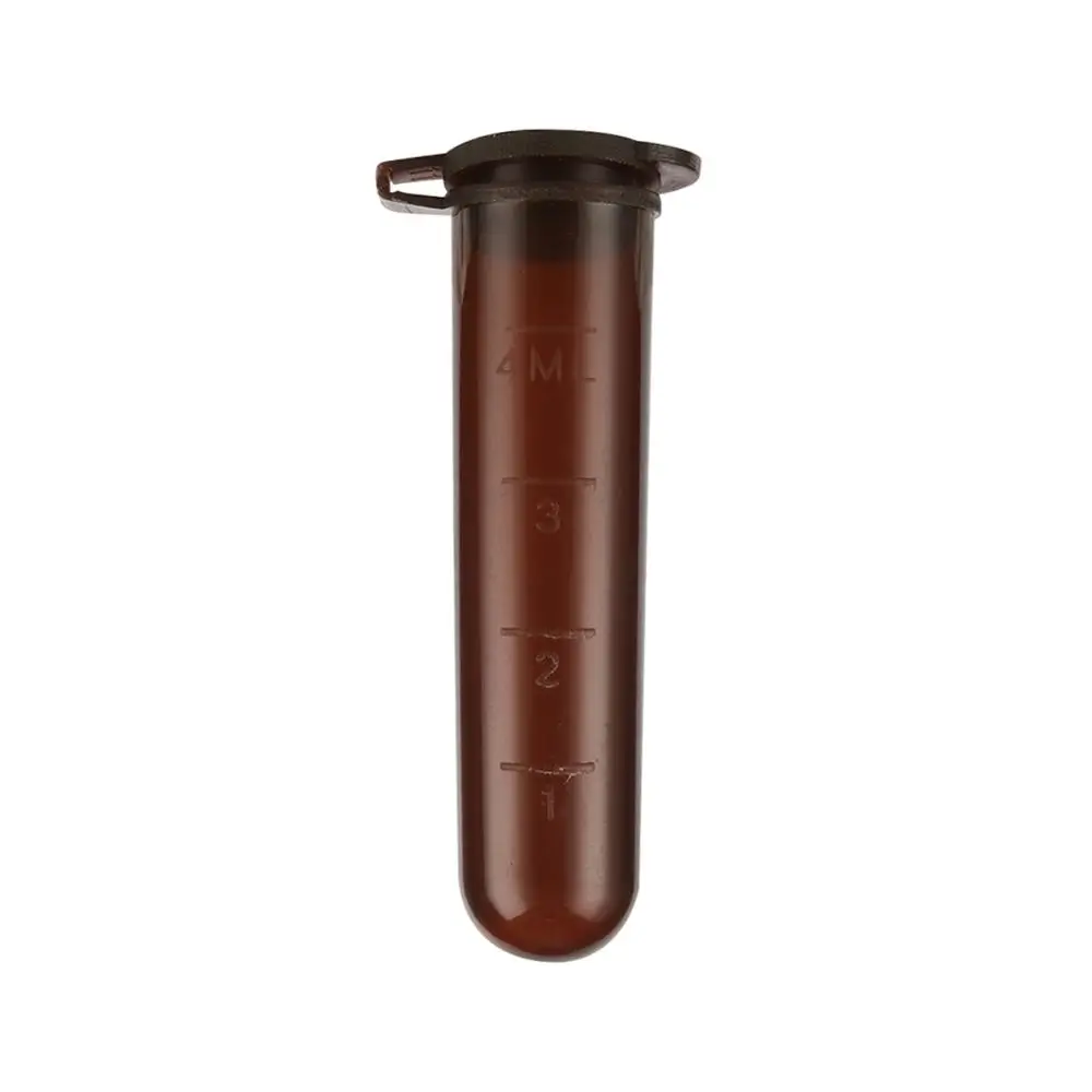 5ml Plastic Brown Centrifuge Test Tube With scale line Snap Cap Round Bottom Sample Vial Container Laboratory Analysis Equipment