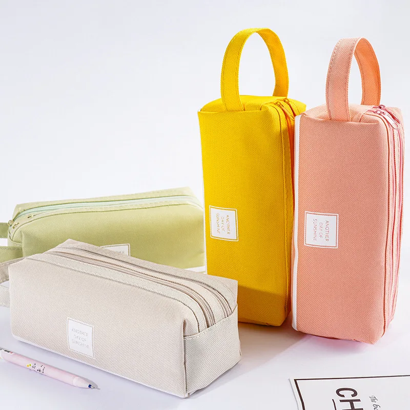 1Pcs Quality Large Capacity Pencil Case Kawaii Pencilcase School Pen Case Supplies Pencil Bag School Box Pencils Pouch Stationer