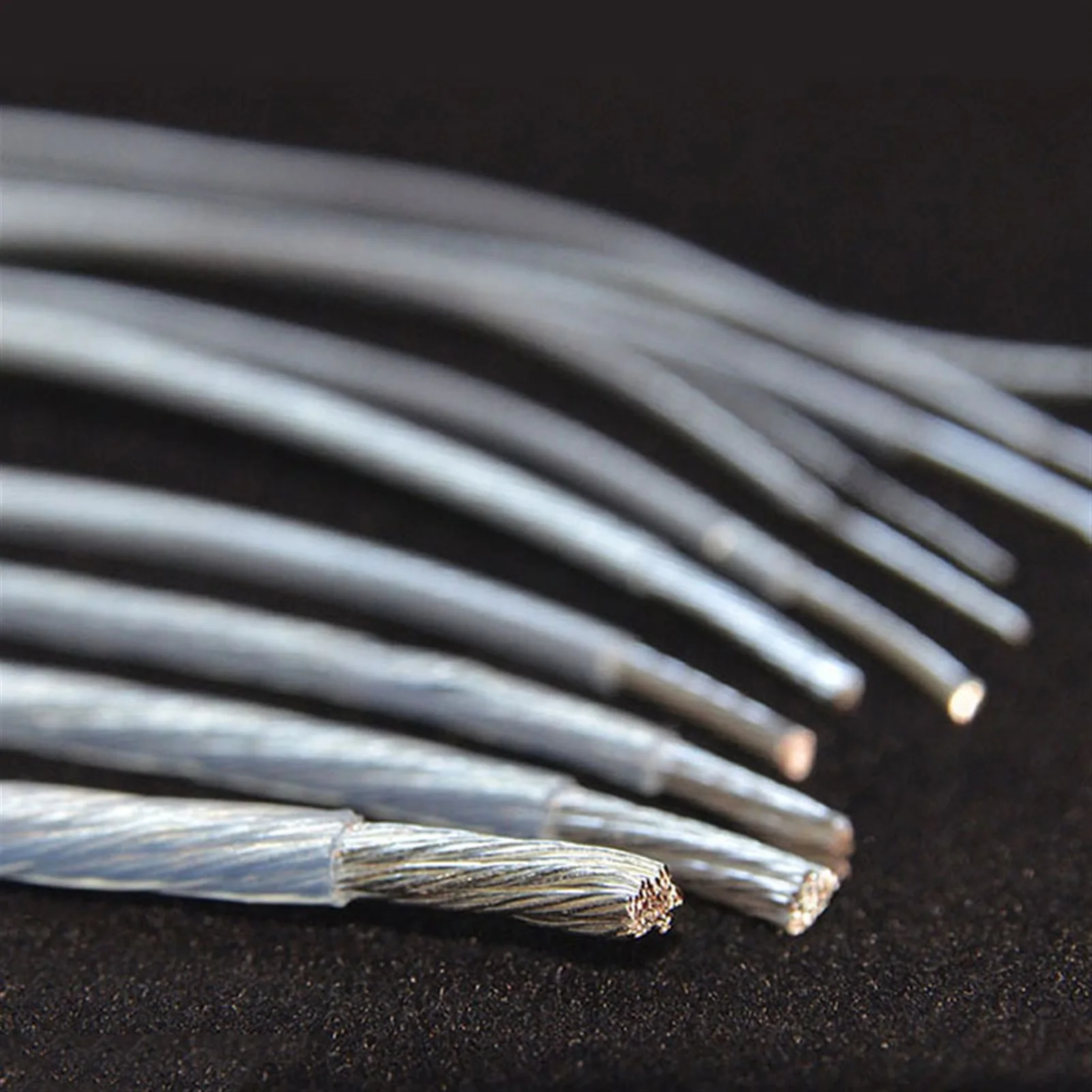 5M Silver Plated FEP Wire High Purity, OFC Copper Cable HiFi Audio Speaker Headphone, DIY 10/11/13/14/15/18/20/22/24/26/28/30