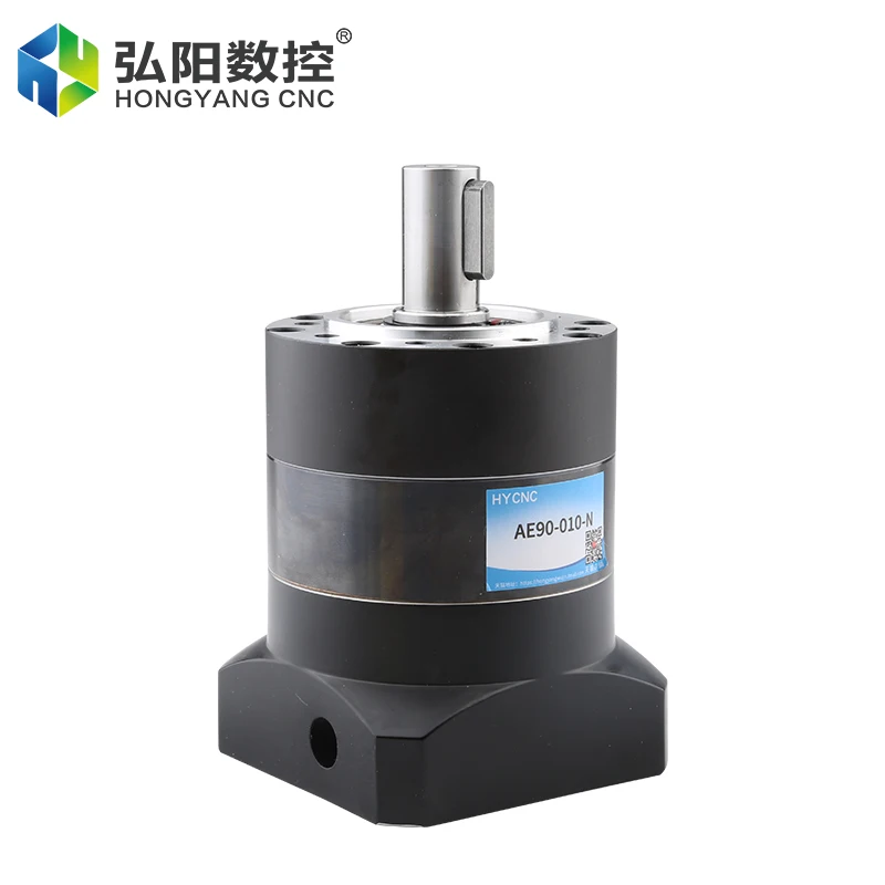 CNC 90 Reducer Planetary Gearbox Speed Ratio 10:1 Input Shaft 19mm Variable Speed Gearbox Suitable For 750W Servo Stepper Motor