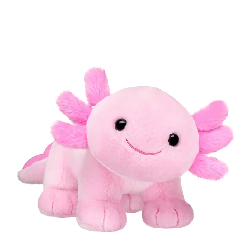 น่ารักขาตั้ง Axolotl ตุ๊กตาสัตว์ตุ๊กตาของเล่นสีชมพู Axolotl Plushie ตุ๊กตาหมอนตุ๊กตาเด็กวันเกิดของขวัญตกแต่งบ้าน