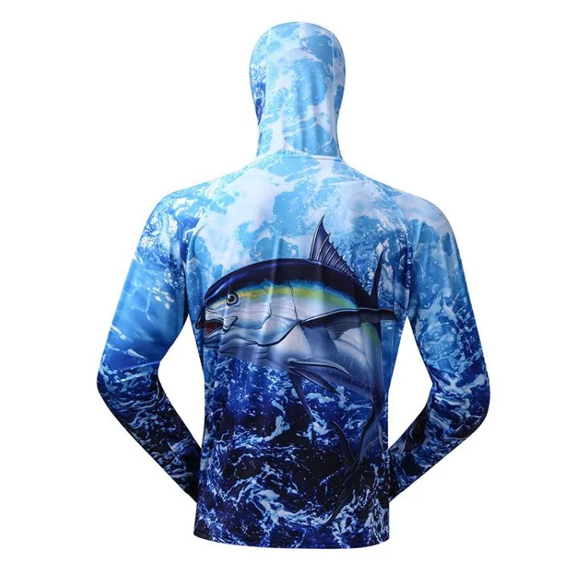 Imagem -06 - Pesca Profissional Hoodie com Máscara Protetor Solar Anti-uv Roupas de Proteção Solar Respirável Quick Dry Shirt