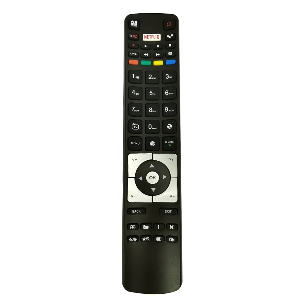 NEW Replacement for Telefunken TV Remote control RC5118 with NETFLIX D43F287M3CW D48F287M4CW TFLU4317UHD31B Fernbedienung