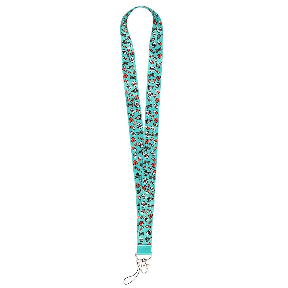 ER1061 Medical Doctor Nurse Lanyard Badge ID Lanyards Phone Rope Key Lanyard Neck Straps Hospital Supply Accessories