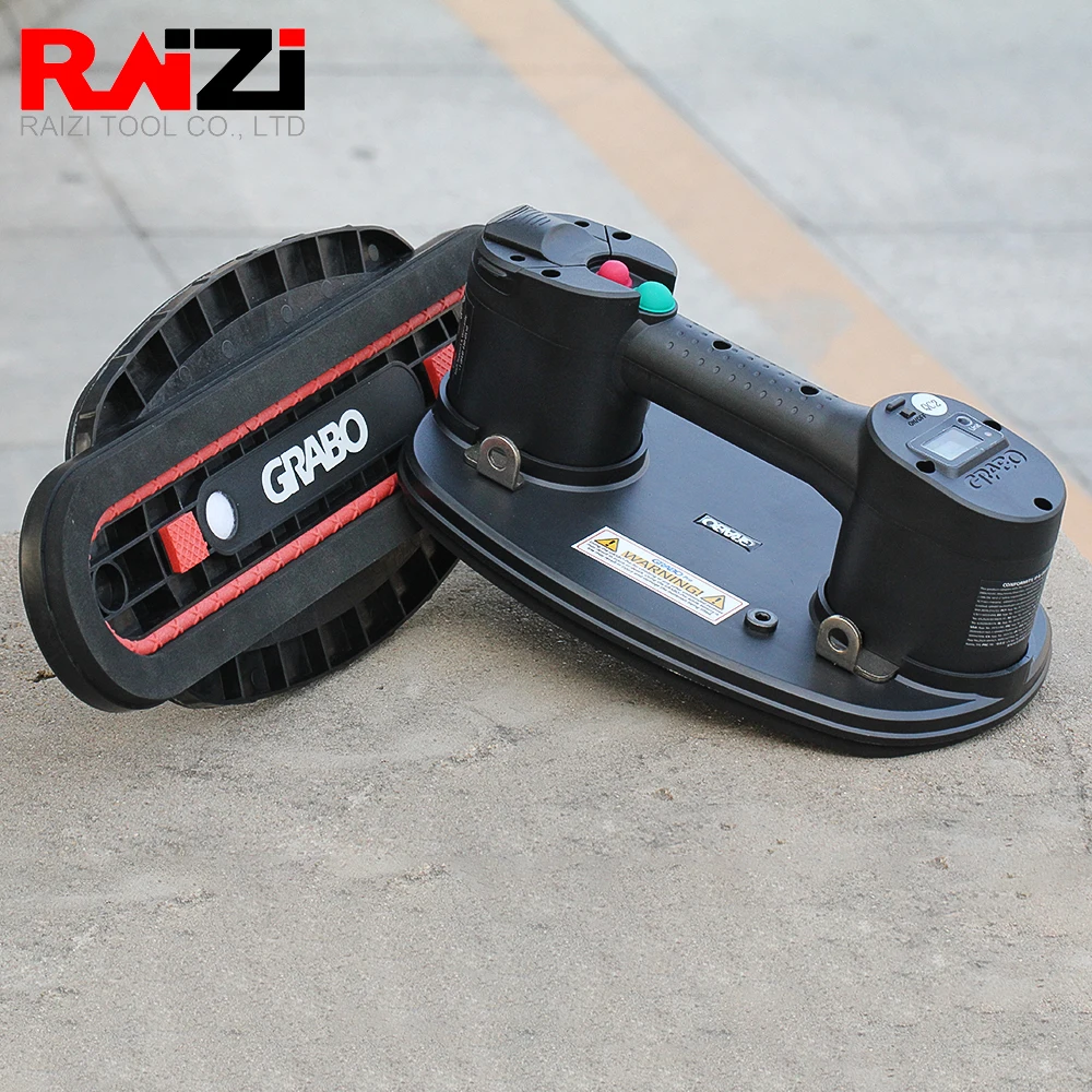 Raizi Grabo guarnizione in gomma espansa a ventosa elettrica guarnizione sottile per superfici di sollevamento con uno strumento per piastrelle a superficie stretta più lunga