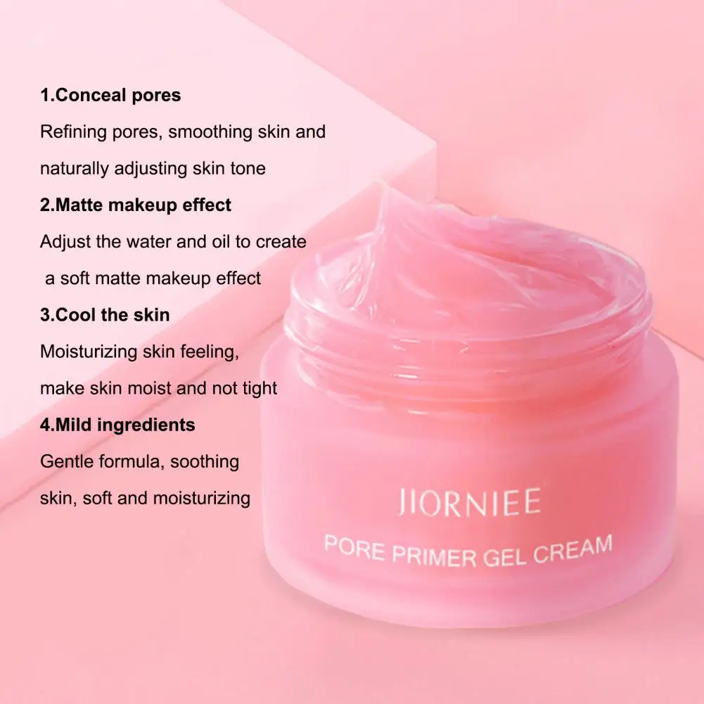 30g Pore Cream Non-Floating Shrink Pores Natural Extract Pre-Makeup Delicate Skin Concealer Invisible Gel Matte Foundation