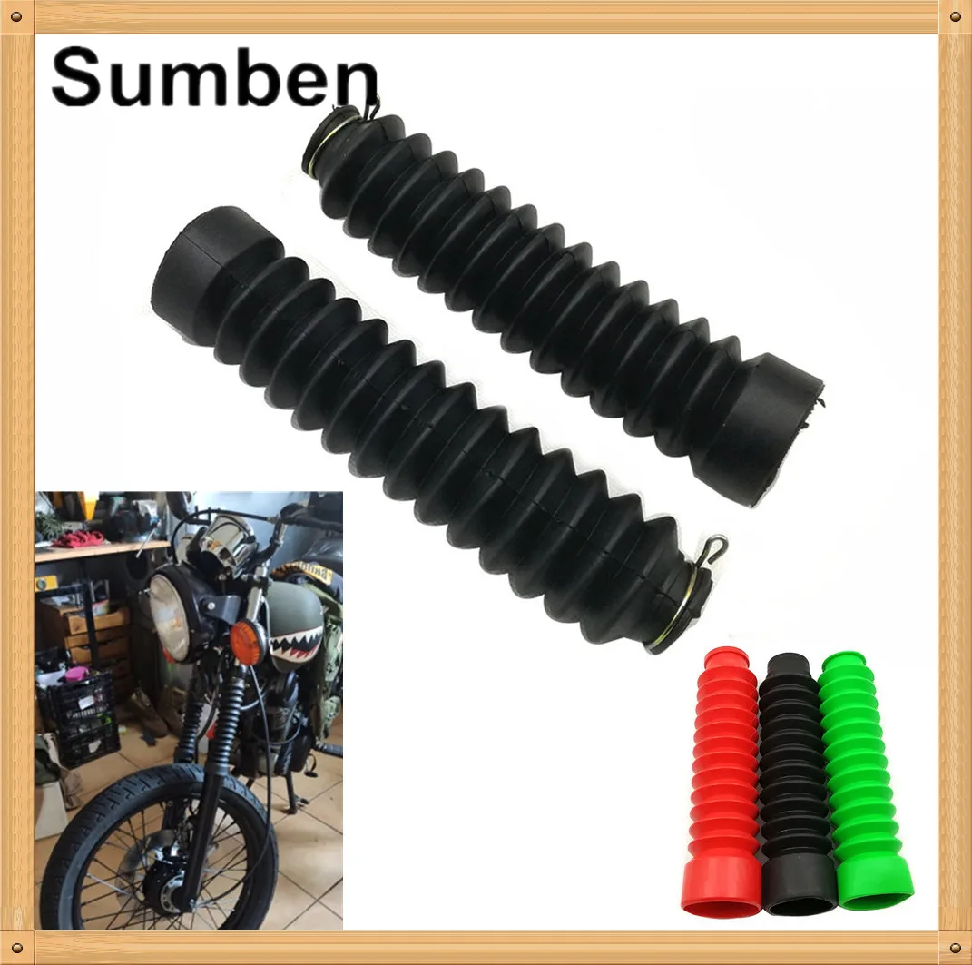 Motorcycle Front Fork Shock Absorber Dust Cover Rubber Dust Proof Sleeve for Yamaha YBR125 YS125 YS150 SR125 SR250 JYM125 TTR125