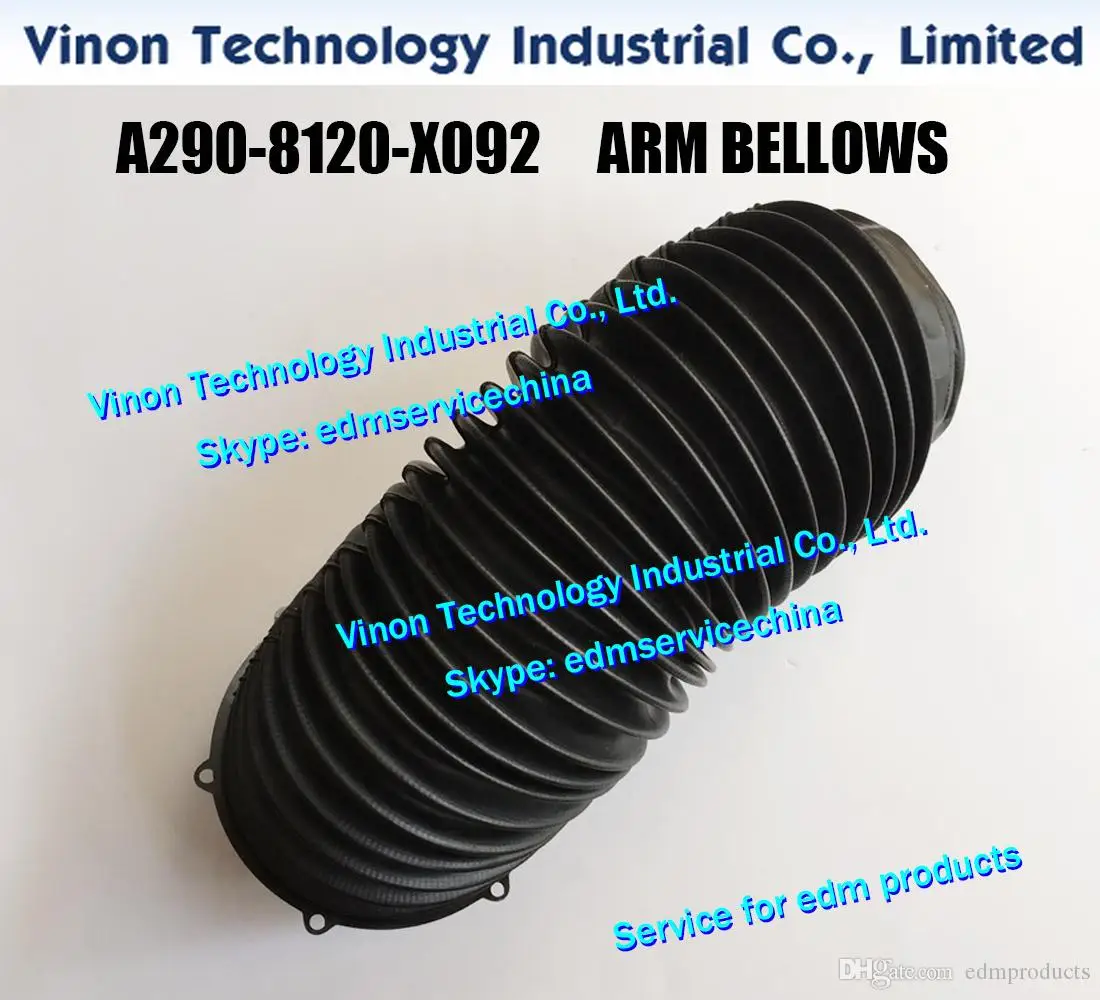 Lower Arm Bellows iD, iE A290-8120-X092, edm arm bellow a290.8120.x092 used for Alpha iD machine EDM REPAIR PARTS