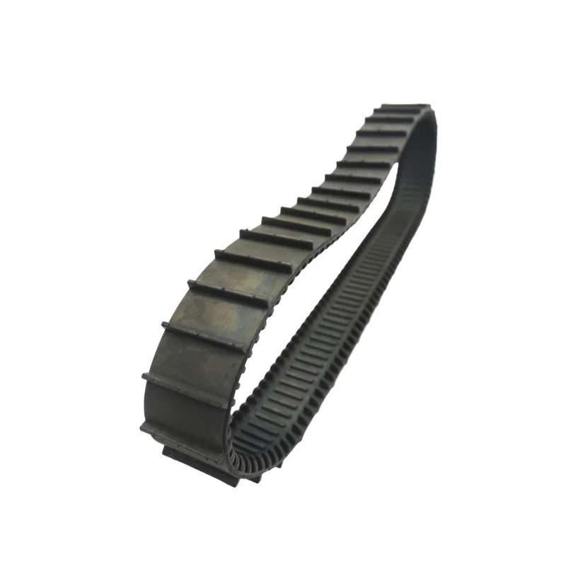 

76x12.7x60 76mm Width Custom Small Mini Lightweight Unmanned Ground Vehicle UGV Robot Rubber Track for Stair Climbing Robots