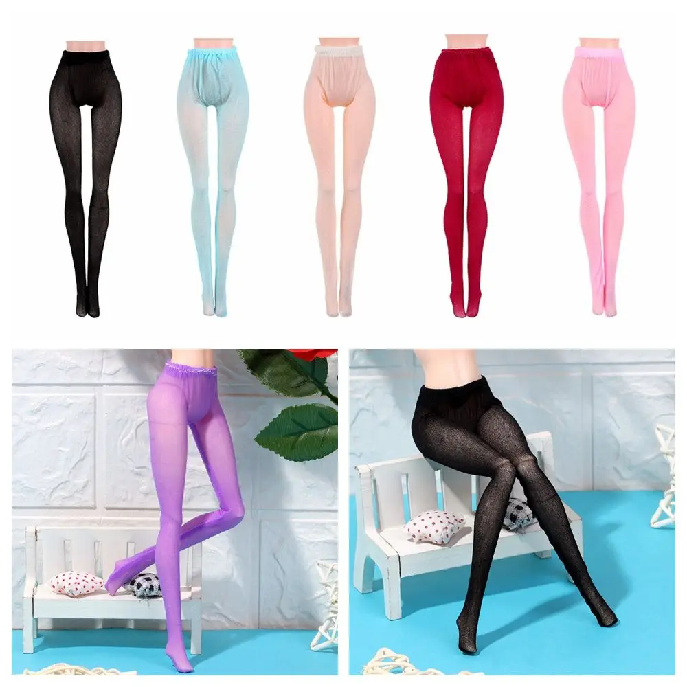 Fashion Suits 1/6 Doll Silk Stockings Toys Panty Hose Mini Elastic Leggings Colorful Pantyhose Bottoms Socks Miniature Clothes