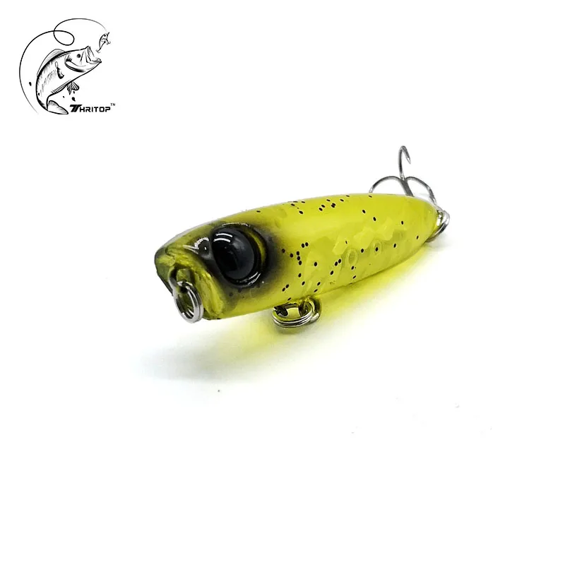 

Thritop Hard Fishing Lure Popper Bait 3G 45MM Full Water 5 Colors TP142 Sinking Pencil Lures Bass Pike Fishing Tackles