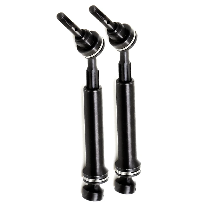 2Pcs Steel Front/Rear CVD Drive Shaft for RC Car Traxxas 1/16 Mini E-Revo Summit SLASH 4WD,7151