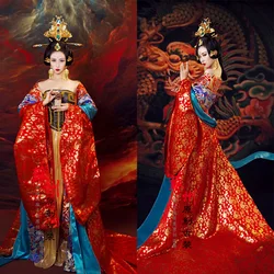 Quality China Japan Original costume magnificent luxurious studio Hanfu photo realistic costume queen Princess Ancient Clothing