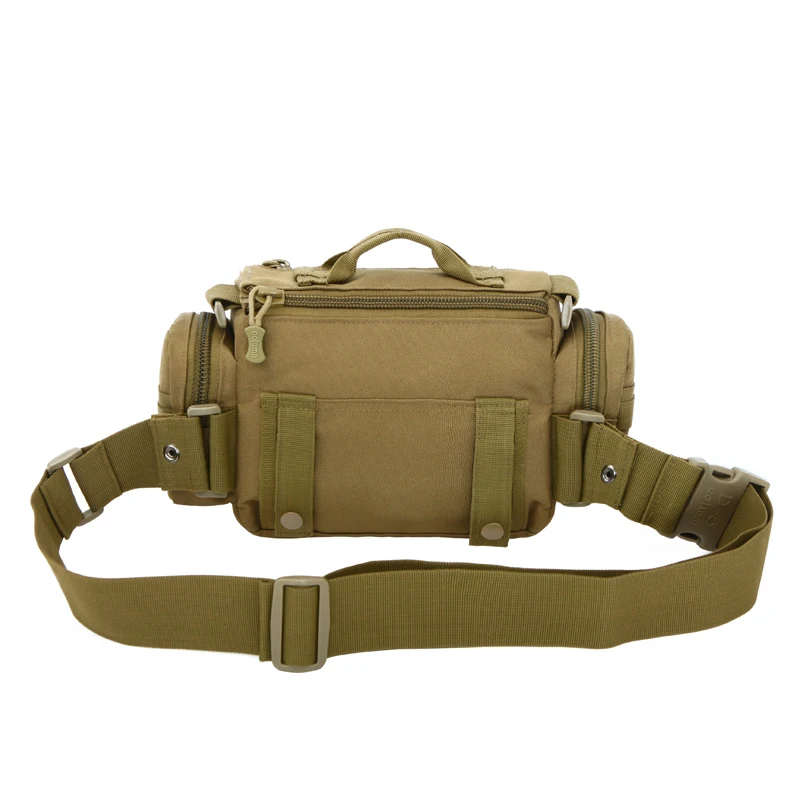 Outdoor Waterproof Nylon Waist Packs Men Women  Camouflage Chest Bag Fanny Pack Riding Hunting Photography Bags