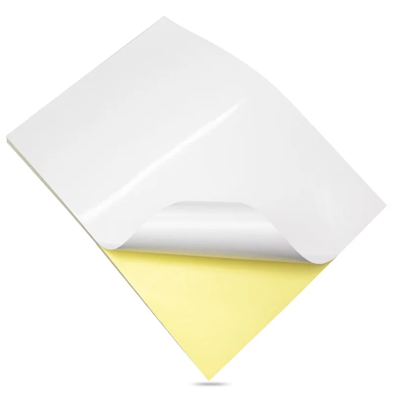 A4 50 Vellen Glossy/Matte Sticker Papier Gekleurde Sticker Label Papier Inkjet Of Laser Afdrukken