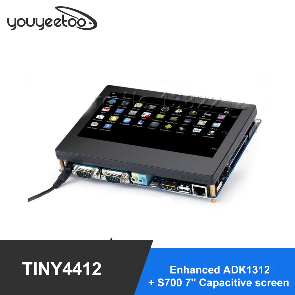 

TINY4412 Enhanced ADK1312 + S700 7" Capacitive screen 1G RAM 4G eMMC Android 4.2/Ubuntu linux/FriendlyElec Cortex A9 Quad core/